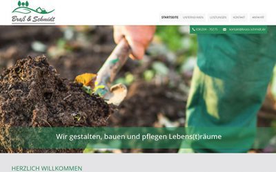 Sandmaster-Partner BRAß & SCHMIDT neue Internetpräsenz