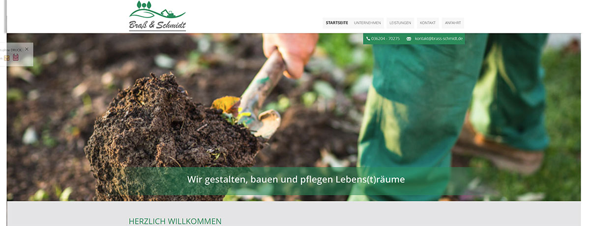 Sandmaster-Partner BRAß & SCHMIDT neue Internetpräsenz