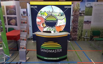 Sandmaster Aussteller bei 7. sportinfra 2018 in Frankfurt