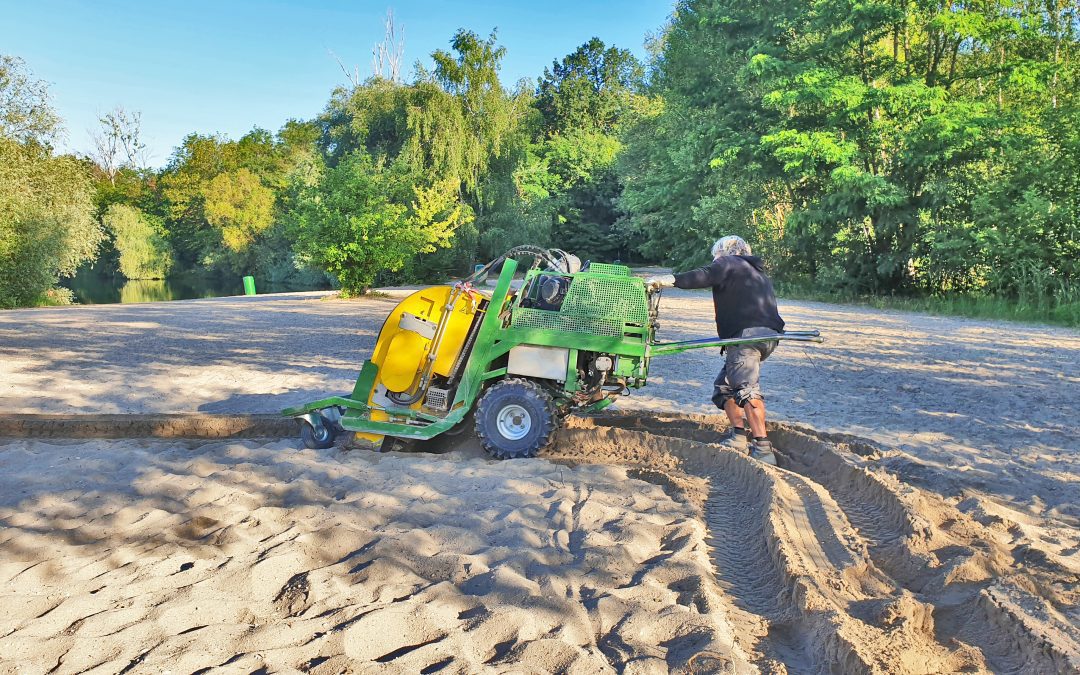 Sandreinigung nach dem Sandmasterverfahren
